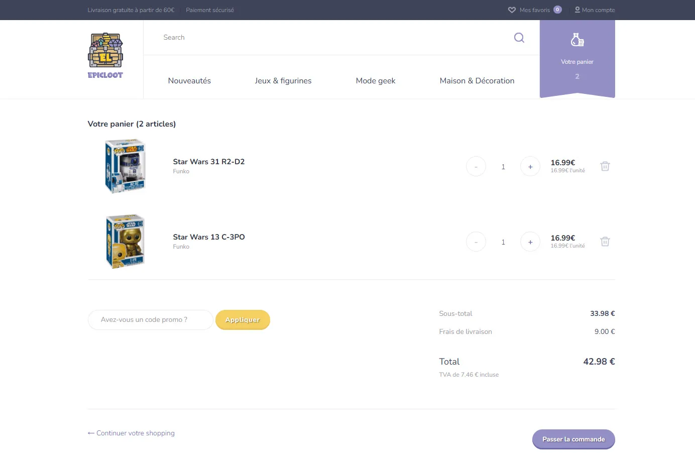 EpicLoot: Panier