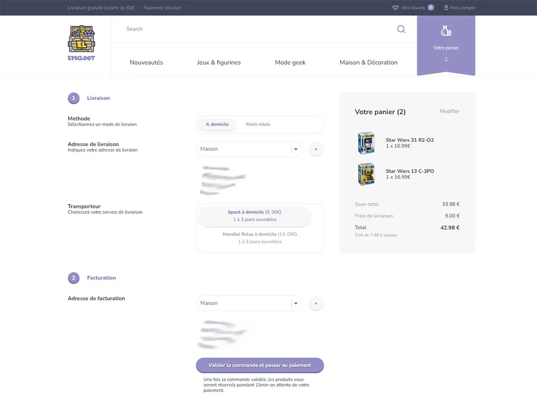 EpicLoot: Commande
