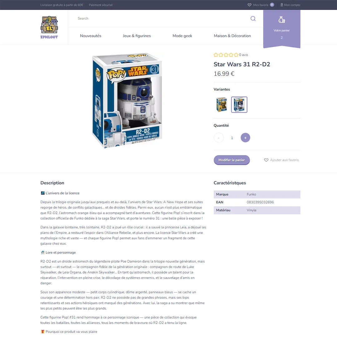 EpicLoot: Fiche produit