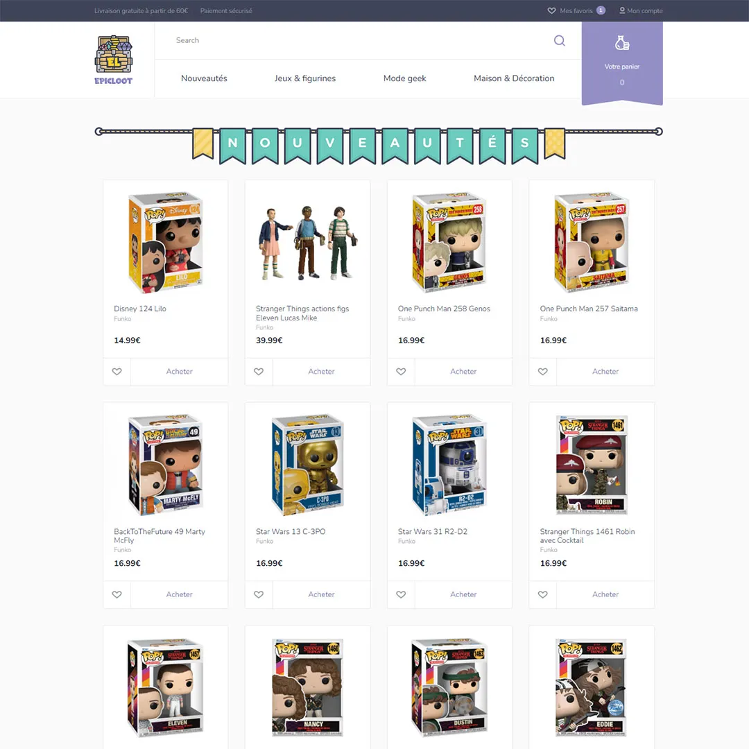 EpicLoot: Accueil