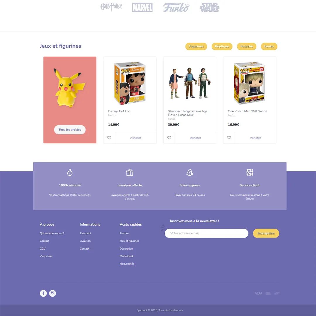 EpicLoot: Pied de page