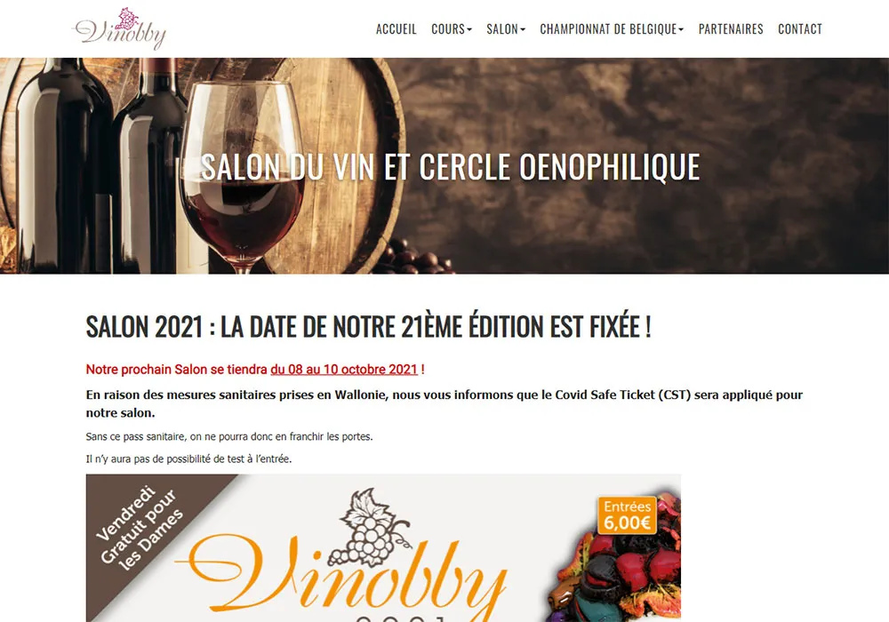 Vinobby — page d'accueil